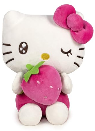 Hello Kitty Plüschtier, Kuscheltier, Stofftier Plüsch Figur 7-60cm < Macedonia Strawberry 16cm >