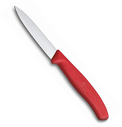Victorinox Cuchillo, Acero Inoxidable, Rojo, Medium