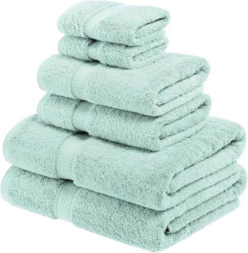 Superior 900 Madison TS Handtuch-Set, Baumwolle, Sea Foam, 6 Piece Towel
