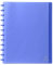 Exacompta - Réf. 86352E - 1 Protège-documents amovible à anneaux avec 30 pochettes grainées détachables - 60 vues - pour A4 - dim 24,5 x 31 cm - couverture rigide translucide - couleur bleu