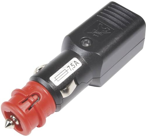 ProCar Universalstecker Ng 7,5A mit geführter Zugentlastung, mit Sicherung Strombelastung max=7.5A