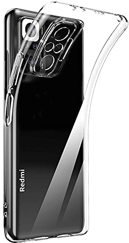 Captor Xiaomi: Redmi Note 10 PRO / 10 PRO Max Hülle Durchsichtig TPU-Silikon - Handyhülle Xiaomi: Redmi Note 10 PRO / 10 PRO Max Case ultradünn, Anti-vergilbend Schutzhülle