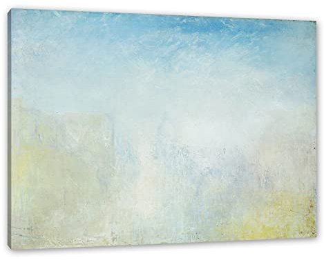 Pixxprint William Turner - Venice with the Salute, Größe: 60x40cm, Leinwandbild, fertig gespannt, Wandbild, Dekoration, Kunstdruck, kein Poster