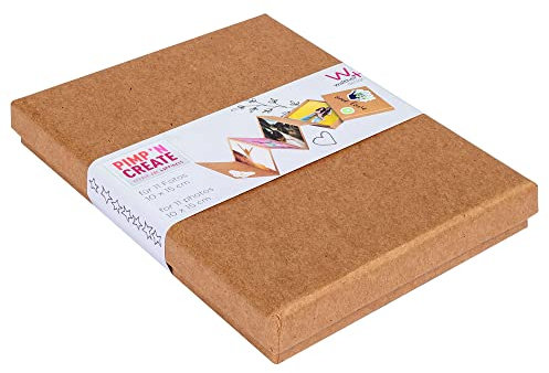 walther design Leporello Fotobox braun 10 x 15 cm DIY, PIMP AND CREATE FB-098-P