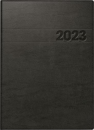 BRUNNEN Wochenkalender Modell 796 2023 Blattgröße 14,8 x 20,8 cm schwarz