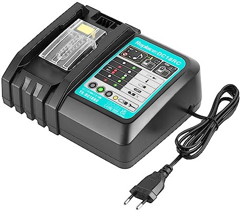ADVTRONICS 3A DC18RA DC18RC Cargador de Repuesto para Makita 14,4 V ~ 18 V Baterías BL1815, BL1830, BL1840, BL1850B, BL1860, BL1415, BL1430, BL1440, BL1445, BL1460