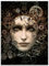 wandmotiv24 Poster als Wanddeko, Größe 80x60cm, Steam Punk, Gesicht Frau, Zahnrad, Uhr, Technik, Fantasy, Moderne Wanddeko, Wandbilder, Deko, Bild M0103