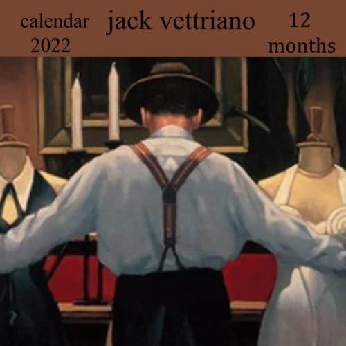 JÄCK VETTRÏANÖ calendar 2022: 12 months from january 2022 to decembre 2022