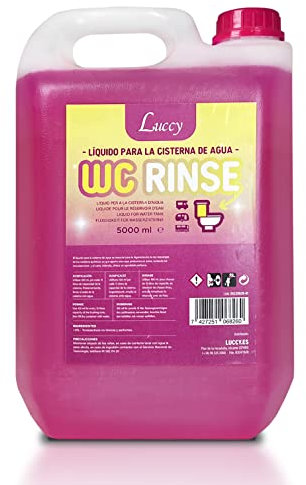 WC Rinse 5 Litros | Aditivo para Cisterna - Limpieza y desinfección de la taza del WC.