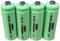 Dunamis Lot de 4 piles solaires rechargeables NiMH 1,2 V NiMH 2/3 AAA 400 mAh Taille 2/3 AAA Idéal pour les lampes solaires... **Ces ne sont pas de taille AAA, mais deux tiers ou 2/3 AAA** (lot de 4