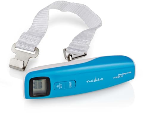 Nedis Digital-Gepäck-Waage | 50 kg | Tara Funktion