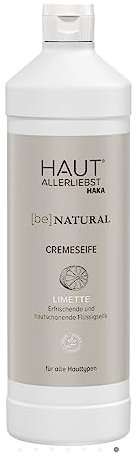 HAUTALLERLIEBST Flüssigseife, Creme Seife Limette mild und hautschonend, 1 l Nachfüllflasche