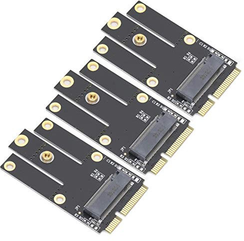 Bewinner 3Pcs M2/NGFF zu Pice Converter Wireless Network Adapter Card für 8260AC 7260AC 7265AC 3165AC 3160AC 17265AC 8260AC 82650AC DW1560Z BCM94350Z BCM94352Z