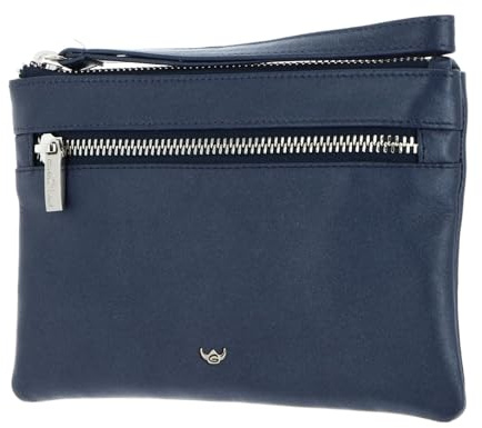 Golden Head Leder Handgelenktasche Valencia RFID Protect RV-Handytasche 4075 Saphir dunkelblau