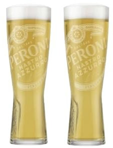 Laurie's Pub and Bar Accessories Peroni Pint-Glas, 2 Stück