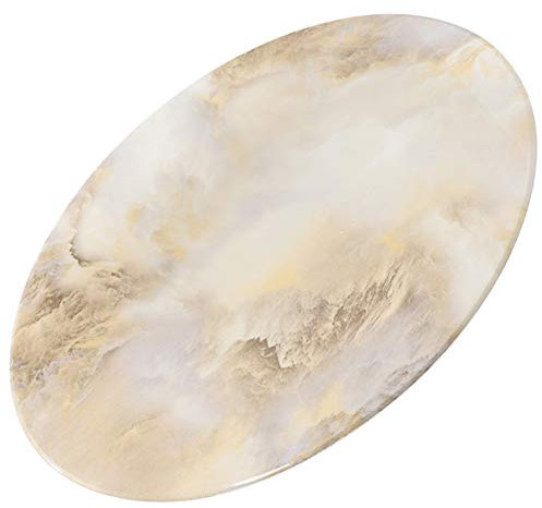 TMKDNNKG Plato Giratorio De Vidrio Lazy Susan De Alta Resistencia, Bandeja Giratoria De Vidrio Templado, Plato Giratorio Grande para Servir, Estable Y No Es Fácil De Inclinar, con Cojinete Silencioso