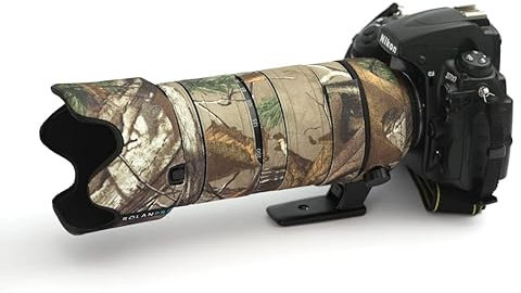 ROLANPRO Camouflage-Objektivschutz für Nikon AF-S 70–200 mm f/2.8E FL ED VR Coat Lens Protective Sleeve Case Regenschutz #3 wasserdicht