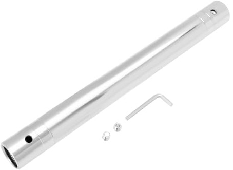 Create idea 30 cm Lange Hantelverbindungsstange Hantel Reiner Stahl Spin-Lock-Hantelverbindung mit Schraubenschlüssel kompatibel mit Mirafit 14 & 18 oder Anderen Stangen mit 25 mm AD