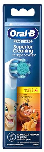 Oral-B Pro Kids Zahnbürstenköpfe mit Disney König der Löwen, 4 Stück