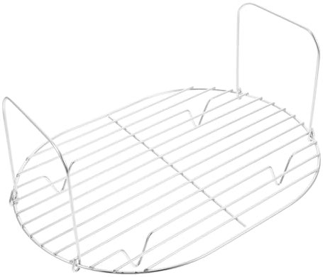 Alipis Rejilla Para Cocinar Al Vapor Asa Compatible Freidora De Aire y Vaporera Material Resistente Para Cocina Casa Soporte De Cocción Al Vapor Para Uso Diario