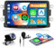 Hikity Android Radio de Coche Carplay Wireless Android Auto para Renault Dacia Duster Sandero Dokker Logan con Navegación GPS Pantalla Táctil 8 Pulgadas Bluetooth FM RDS Cámara Trasera (2+64G)