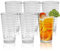 Verres à eau empilables en PC Verres à jus de fruits Set de 6 | 385 ML Gobelets réutilisables | Collection Pure | Parfaits pour la maison, les restaurants et les fêtes | Lavables au lave-vaisselle