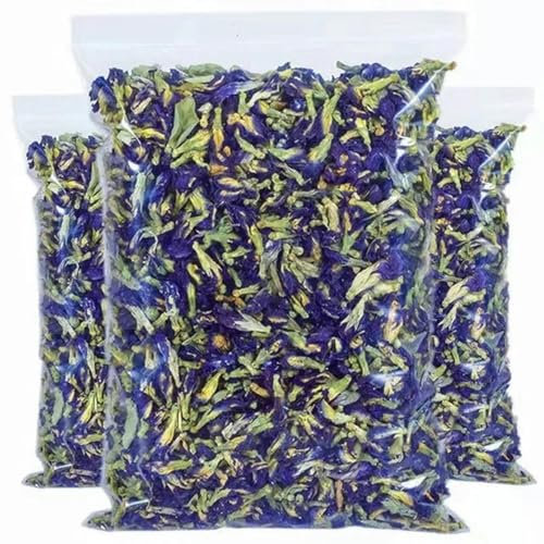 KRVDGR Fleur d'orchidée séchée, Colorant Bleu, Savon de Bain Fait Main, Brut, 100 g