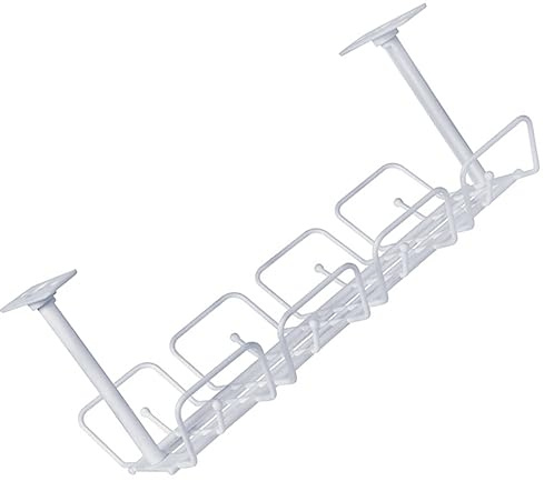 HOODANCOS 1set Desk Wire Organiser Cable Management Box Storage Rack Kitchen Storage Easy Mounting