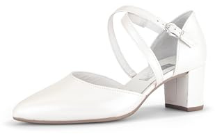 Gabor Damen Klassische Pumps, Frauen Absatzschuhe,Businessschuhe,büro,Office,elegant,high Heels,Heels,stoeckelschuhe,Off-White,38.5 EU / 5.5 UK