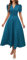 Vente Flash du Jour Et Soldes Robe Longue Femme Couleur Uni Leger Deguisement Taille Haute Robe De Plage Plage Ample Ete Robe Jour De L'an Femme Grande Taille Robe 2025 Printemps Bleu Royal M