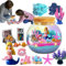 KIDS TERRARIUM KIT | Bauen Sie Ihr eigenes Terrarium-Set mit Fernbedienung, LED Night Light - Educational Arts & Crafts, Sea Creatures Aquarium für Mädchen im Alter von 4 bis 12 Jahren