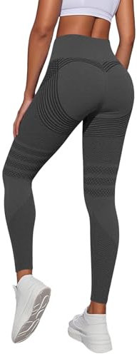 Legging Anti Cellulite Leggings à Compression 3D Anti Cellulite amaigrissant Minceur Leggings Femme Taille Haute sans Couture Push-Up Opaque Pantalon Sport pour Yoga