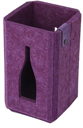 Dutci Weinkühler, hergestellt aus recycelten PET-Flaschen, niederländisches Design, nachhaltiger Filz, umweltfreundlich, minimalistischer flaschenkühler, Getränkekühler, Wein-Geschenkset