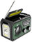 AZURAOKEY Tragbares Notfallradio mit 16000mAh Akku, Handkurbel-Solarradio mit AM/FM/WB NOAA, Multifunktionale LED-Lampe, Powerbank, Lautsprecher for Outdoor-Aktivitäten