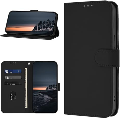YIRRANZD Cover per iPhone 11, Custodia a Libro in PU Pelle [Slot Carte] Premium Flip Caso Portafoglio, Antiurto Wallet Case Cover per iPhone 11 (Nero)