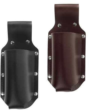 2 Stück Biergürtel Herren, Leder Bierhalter & Flaschenhalter für Gürtel - Universeller Getränkehalter für Festival, Oktoberfest und Outdoor-Aktivitäten - Praktisches Geschenk für Männer