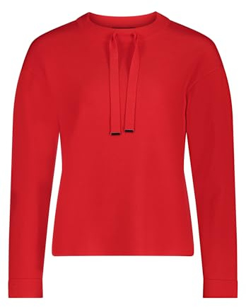 Betty Barclay Damen Feinstrickpullover mit Seitenschlitzen 44, High Risk Red