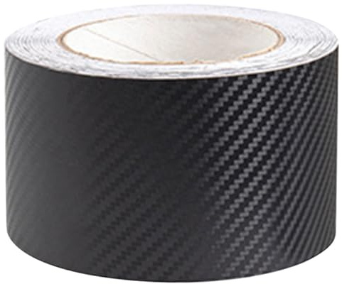 HYTROVE Car Door Protector Scratch-Resistant Edge Guard Strip Magnetic Non-Slip Film for Car Door Sill 3D Black Size 7Cm X 10M