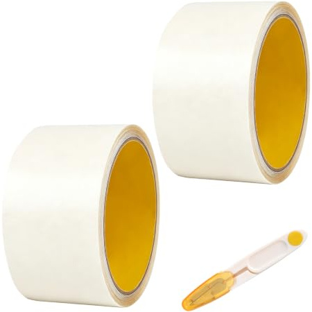 YPLANGENT 2 Rollen wasserdichtes klebeband, wasserfestes klebeband TPU dichtungsband wasserdicht, klebeband wasserdicht, dichtband selbstklebend wasserdicht mit Schere für Zelt