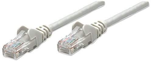 Intellinet Cat6 U/UTP Ethernet Patch Cable, 14 ft, Gray