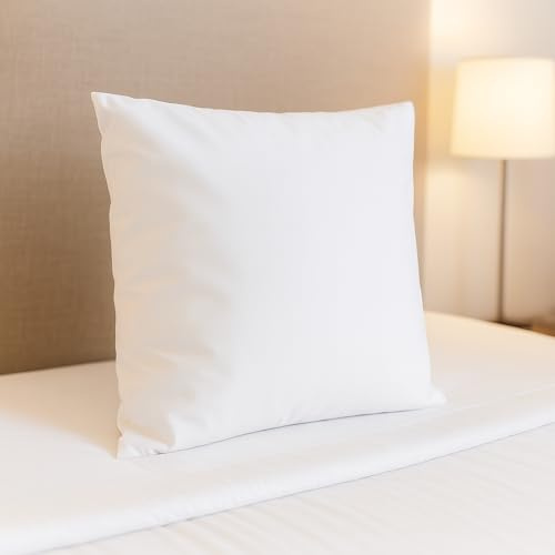 Kissenbezug 35x40 cm Uni Weiß Baumwolle Dekokissen Kissenhülle Couchkissen Sofaskissen Deko Hotelverschluss