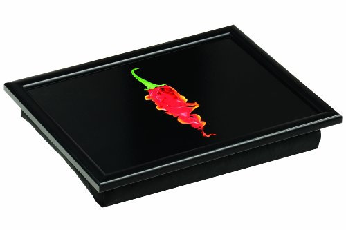 Premier Housewares Vassoio Flaming Chilli con cuscino sotto la base, 44 x 34 cm
