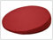 Keilkissen, RUND Ø 36 cm, 100 % Baumwollbezug! - Farbe: rot - Kissen Sitzkissen Sitzkeilkissen Sitzkissen Sitzkeil *Top-Qualität zum Top-Preis*