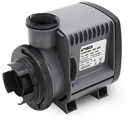Sicce Syncra SK 200 Ersatz-Skimmerpumpe, 66 GPH (Luft) | Entwickelt für den Einsatz in Salzwasseraquarien in Proteinabschäumern | Leiser Betrieb, geringe Hitze, maximale Effizienz und Zuverlässigkeit