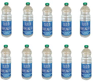 BOTTIGLIERI CASALINGHI Olio Enologico Olio di Vasellina F.U. Confezione Risparmio 10 Bottiglie da 1 litro cadauna