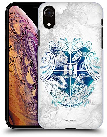 Head Case Designs Offizielle Zugelassen Harry Potter Hogwarts Aguamenti Deathly Hallows IX Harte Rueckseiten Handyhülle Hülle Huelle kompatibel mit Apple iPhone XR