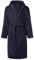 Chiemsee Unisex Bademantel mit Kapuze 100% Baumwolle Gr.S - XXL dunkelblau, Bekleidungsgröße:XL
