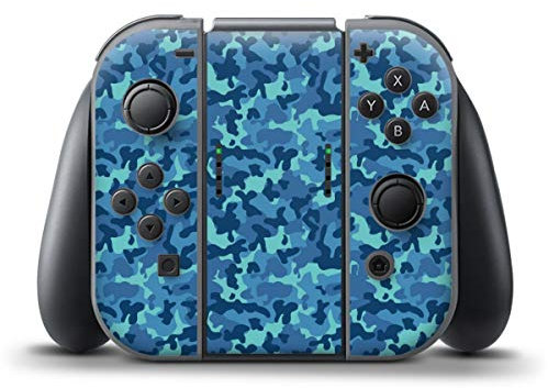 DeinDesign Skin kompatibel mit Nintendo Switch Controller Folie Sticker Tarnmuster Camouflage Bundeswehr