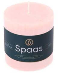 Spaas Vela pilar rústica 70/70 mm 25 h, rosa claro