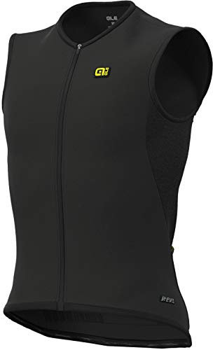 Alé Cycling Herren R-ev1 Clima Protection Thermo Weste, Schwarz, 3XL